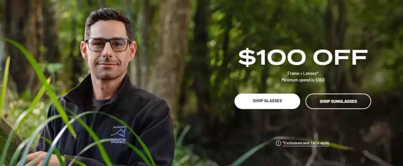 OPSM catalogue | $100 Off | 2025-10-13T00:00:00.000Z - 2025-10-27T00:00:00.000Z