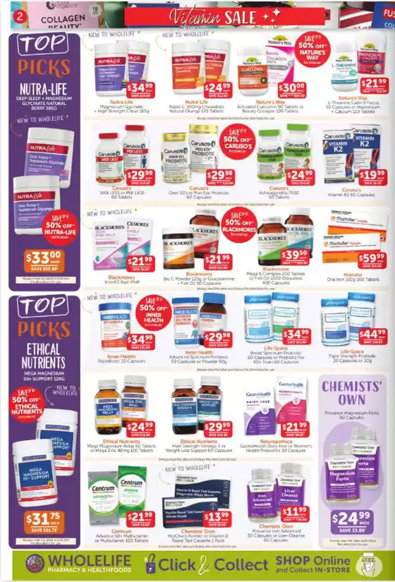Vitamin Sale Up To 50% Off