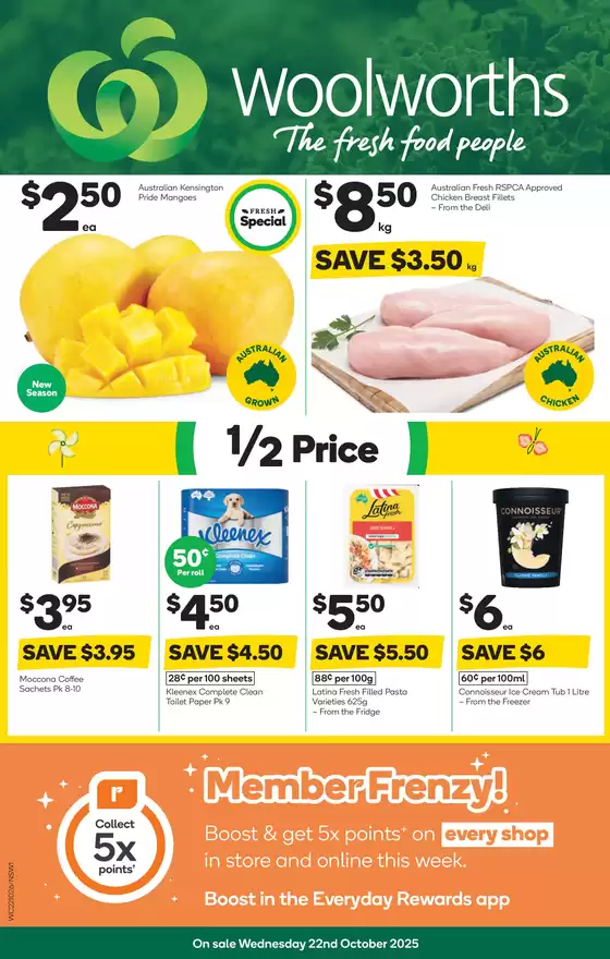 Weekly Specials - 22/10