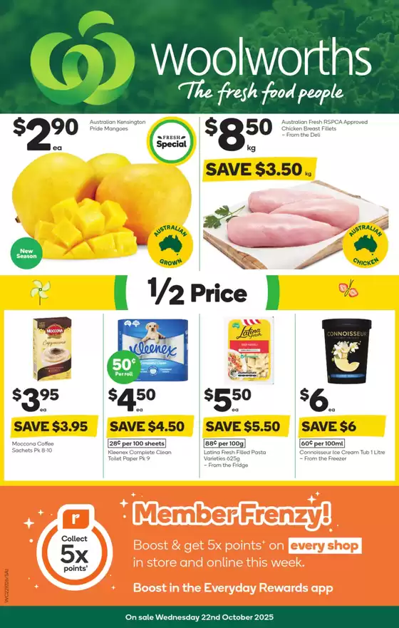 Woolworths catalogue | Weekly Specials - 22/10 | 2025-10-22T00:00:00.000Z - 2025-10-28T00:00:00.000Z