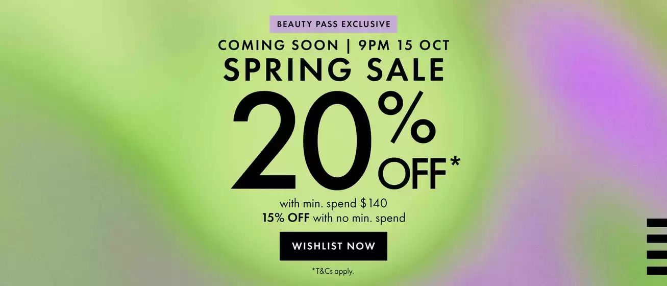 Spring Sale