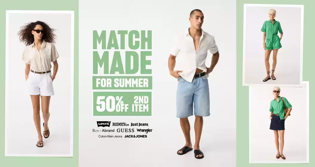Just Jeans catalogue | Match Made For Summer | 2025-10-14T00:00:00.000Z - 2025-10-28T00:00:00.000Z