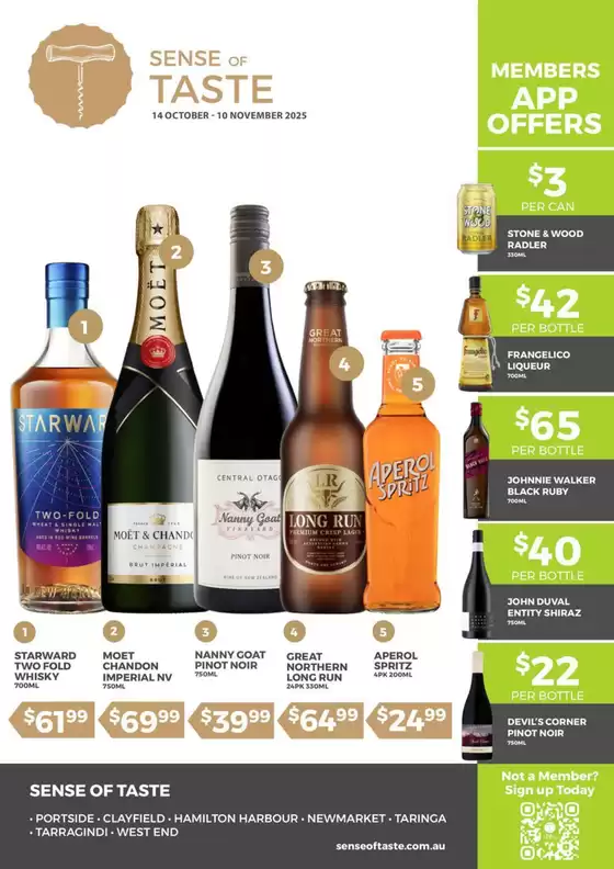 Sense of Taste catalogue | Exclusive deals for our customers | 2025-10-14T00:00:00.000Z - 2025-11-10T00:00:00.000Z
