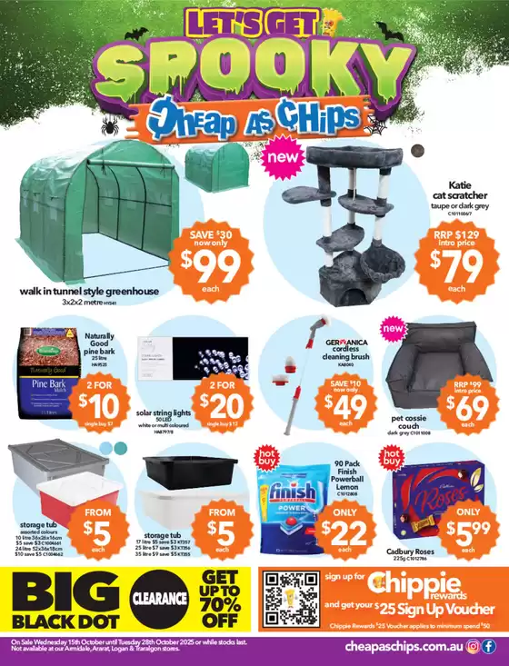 Cheap As Chips catalogue | Let's Get Spooky | 2025-10-15T00:00:00.000Z - 2025-10-28T00:00:00.000Z
