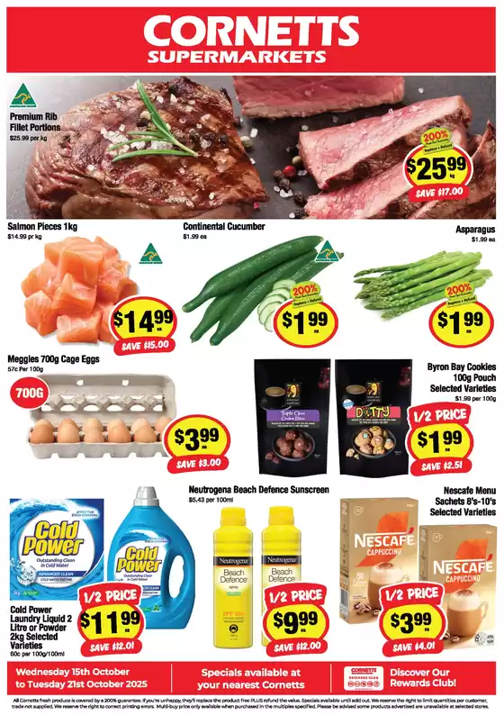CORNETTS catalogue | Weekly Specials | 2025-10-15T00:00:00.000Z - 2025-10-21T00:00:00.000Z