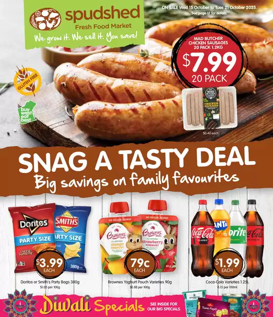 Spudshed catalogue | Weekly Specials | 2025-10-15T00:00:00.000Z - 2025-10-21T00:00:00.000Z