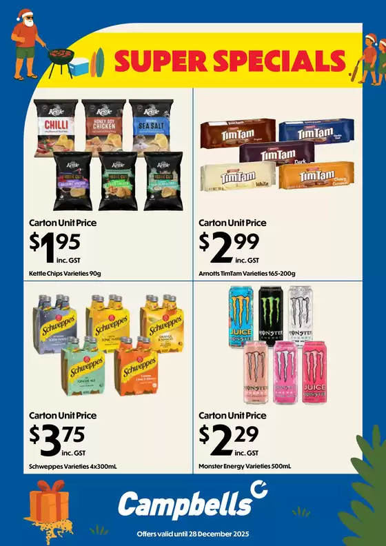 Campbells catalogue in Ryde NSW | Super Specials | 2025-12-09T00:00:00.000Z - 2025-12-28T00:00:00.000Z
