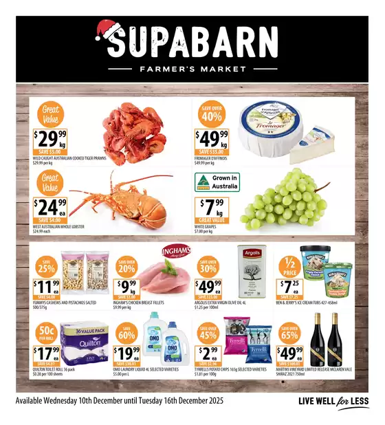 Supabarn catalogue in Canterbury NSW | Weekly Specials 10/12 | 2025-12-10T00:00:00.000Z - 2025-12-16T00:00:00.000Z