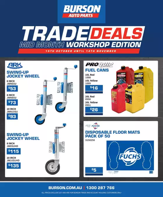 Burson Auto Parts catalogue in Adelaide SA | Burson Auto Parts Mid-Month Trade Deals | 2025-10-15T00:00:00.000Z - 2025-11-14T00:00:00.000Z
