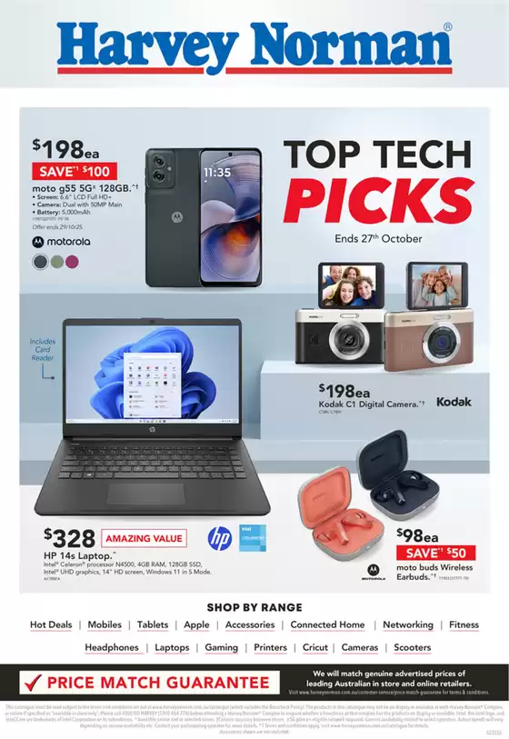 Harvey Norman catalogue in Sydney NSW | Top Tech Picks | 2025-10-17T00:00:00.000Z - 2025-10-27T00:00:00.000Z