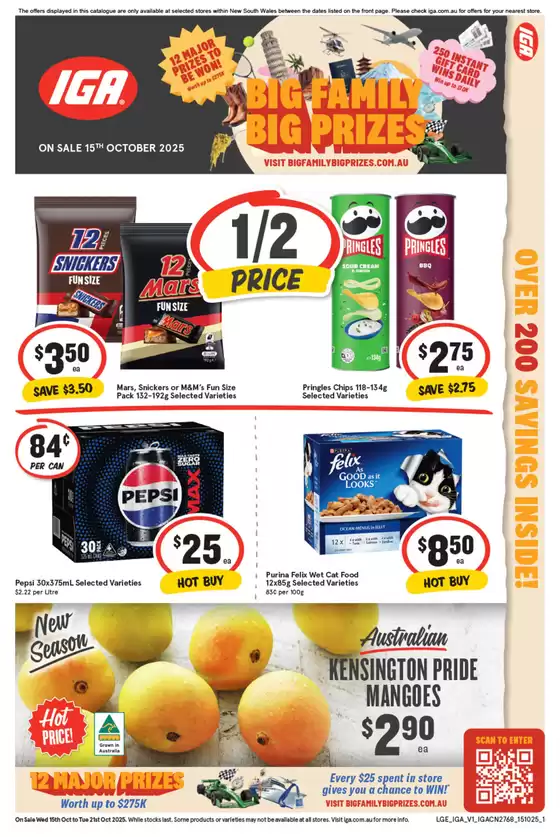 IGA catalogue in Wagga Wagga NSW | Iga catalogue specials | 2025-10-15T00:00:00.000Z - 2025-10-21T00:00:00.000Z