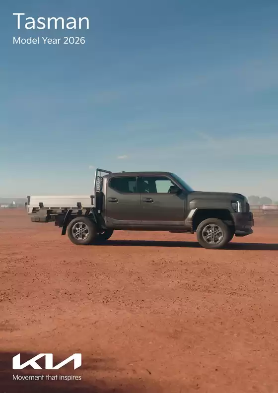 Kia catalogue | Kia Tasman<br>Dual Cab Chassis | 2025-10-17T00:00:00.000Z - 2025-10-31T00:00:00.000Z