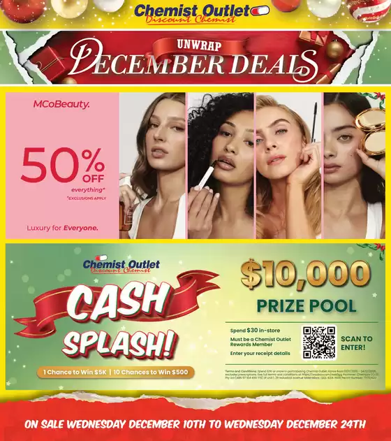 Chemist Outlet catalogue | December Deals | 2025-12-10T00:00:00.000Z - 2025-12-24T00:00:00.000Z
