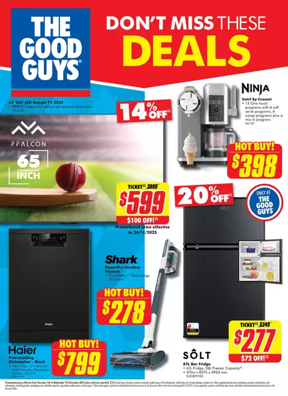The Good Guys catalogue in Melbourne VIC | Don't Miss These Deals | 2025-12-11T00:00:00.000Z - 2025-12-17T00:00:00.000Z