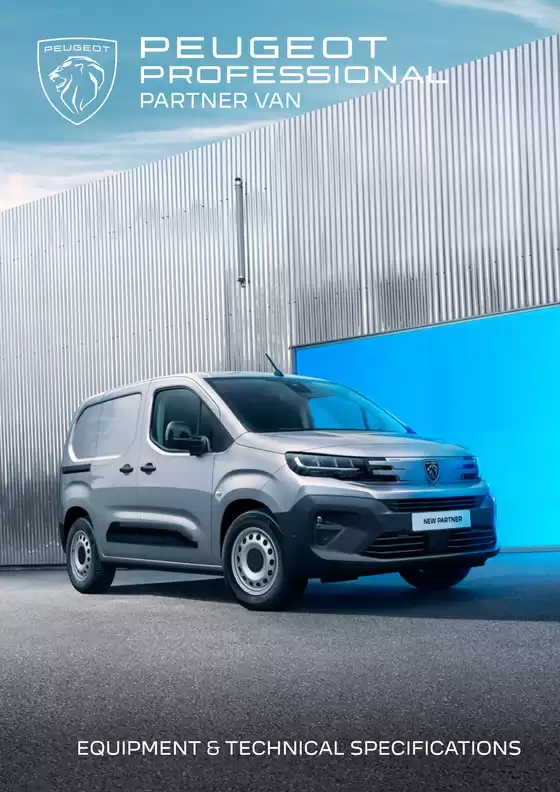 Peugeot catalogue | Peugeot PARTNER VAN BROCHURE | 2025-10-18T00:00:00.000Z - 2025-11-01T00:00:00.000Z