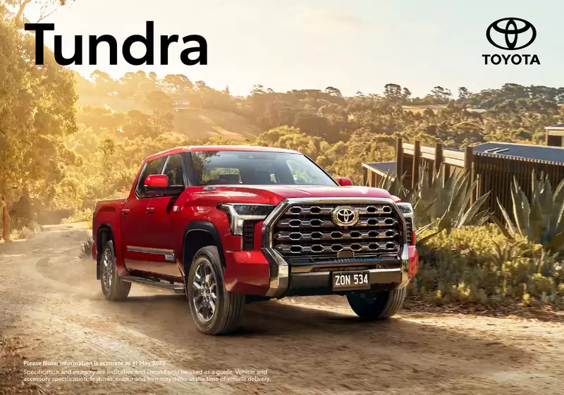 Toyota catalogue in Melbourne VIC | Toyota Tundra Brochure | 2025-10-18T00:00:00.000Z - 2025-11-01T00:00:00.000Z