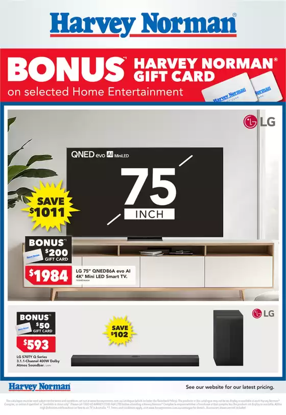 Harvey Norman catalogue | TV & Audio | 2025-10-18T00:00:00.000Z - 2025-10-27T00:00:00.000Z