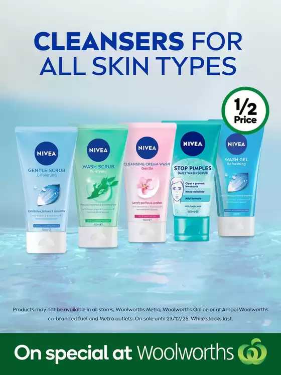 Nivea catalogue in Brisbane QLD | NIVEA Daily Essentials Face Cleansing Range | 2025-12-17T00:00:00.000Z - 2025-12-23T00:00:00.000Z