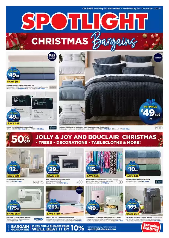 Spotlight catalogue | Christmas Bargains | 2025-12-15T00:00:00.000Z - 2025-12-24T00:00:00.000Z