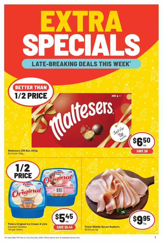 Ritchies catalogue in Knox VIC | Sneak Peek Extra Specials Digital Catalogue | 2025-12-17T00:00:00.000Z - 2025-12-23T00:00:00.000Z