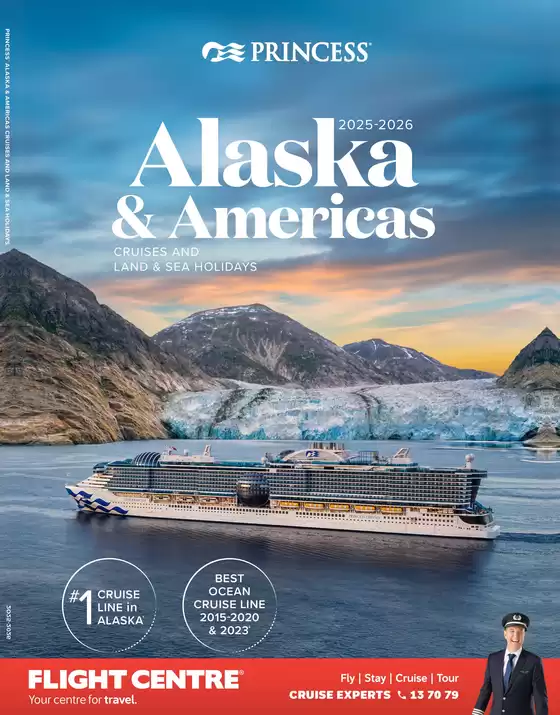 Flight Centre catalogue in Brisbane QLD | Princess Alaska & Americas 2025-2026 | 2025-01-01T00:00:00.000Z - 2026-12-31T00:00:00.000Z