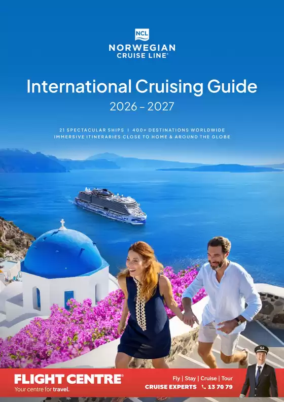 Flight Centre catalogue | NCL International Cruising Guide 2026-2027 | 2026-01-01T00:00:00.000Z - 2027-12-31T00:00:00.000Z