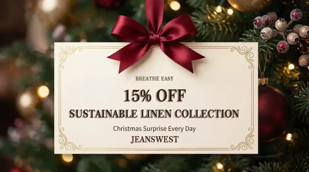 Jeanswest catalogue | 15% Off | 2025-12-17T00:00:00.000Z - 2026-01-04T00:00:00.000Z