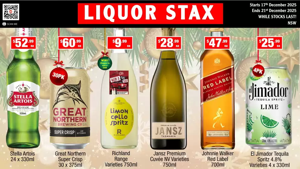 Liquor Stax catalogue in Sydney NSW | Liquor Stax catalogue specials | 2025-12-17T00:00:00.000Z - 2025-12-21T00:00:00.000Z