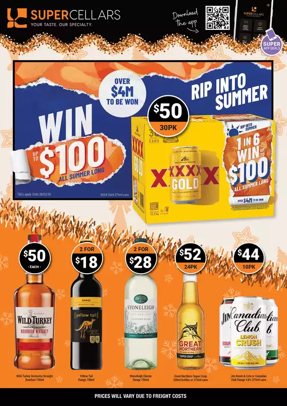 Super Cellars catalogue in Suffolk Park NSW | Exclusive bargains | 2025-12-10T00:00:00.000Z - 2025-12-30T00:00:00.000Z