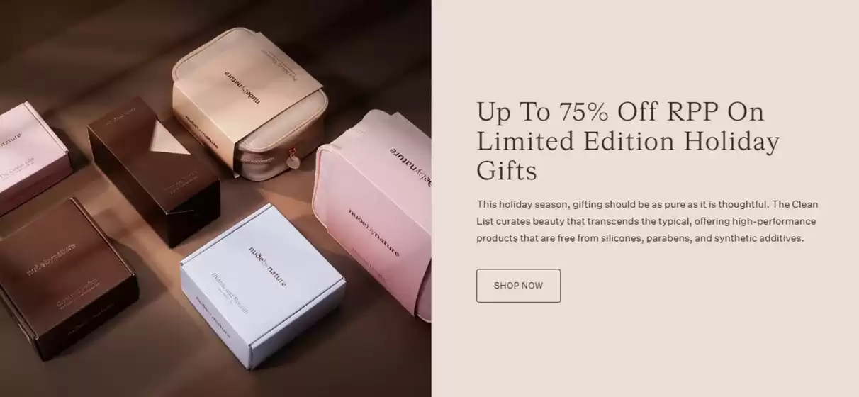 Nude by Nature catalogue in Brisbane QLD | Up To 75% Off RPP | 2025-12-19T00:00:00.000Z - 2026-01-09T00:00:00.000Z