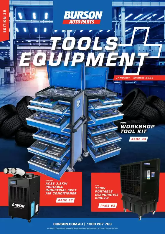 Burson Auto Parts catalogue | Burson Tools & Equipment Jan-Mar 2026 Catalogue | 2026-01-01T00:00:00.000Z - 2026-03-31T00:00:00.000Z