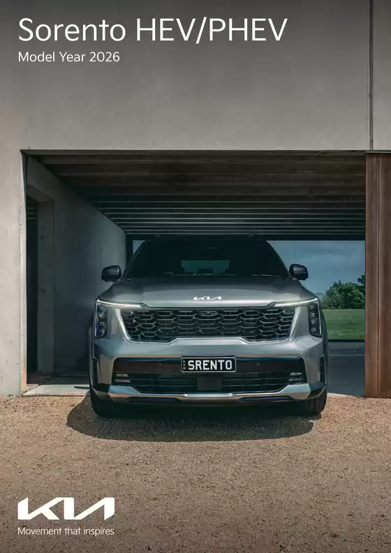 Kia catalogue | Kia Sorento MQ4 PHEV | 2026-01-01T00:00:00.000Z - 2026-12-31T00:00:00.000Z