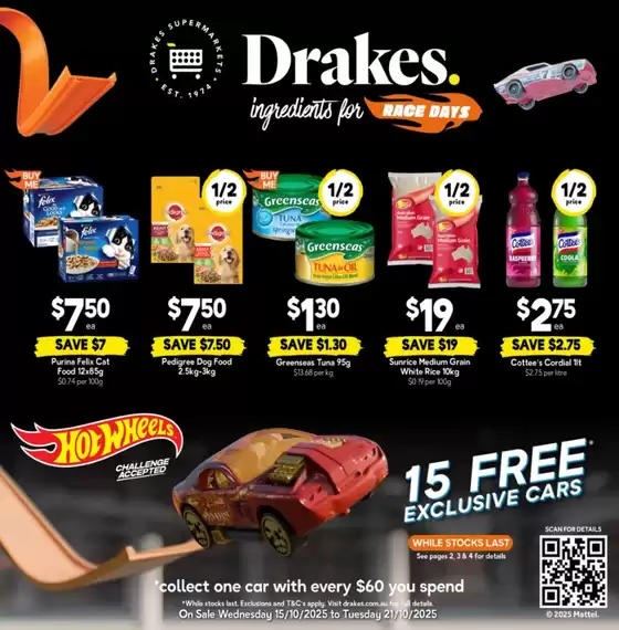 Drakes catalogue in Terang VIC | Specials available in South Australia | 2025-10-19T00:00:00.000Z - 2025-11-02T00:00:00.000Z