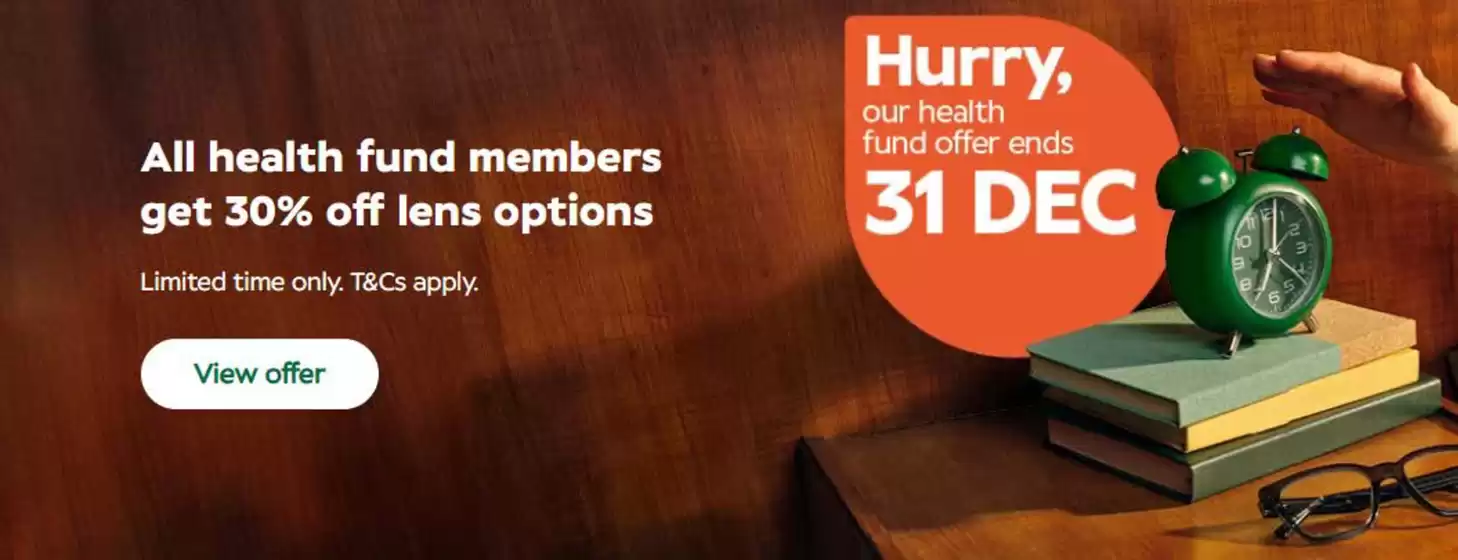 Specsavers catalogue | 30% Off Lens Options | 2025-12-24T00:00:00.000Z - 2025-12-31T00:00:00.000Z