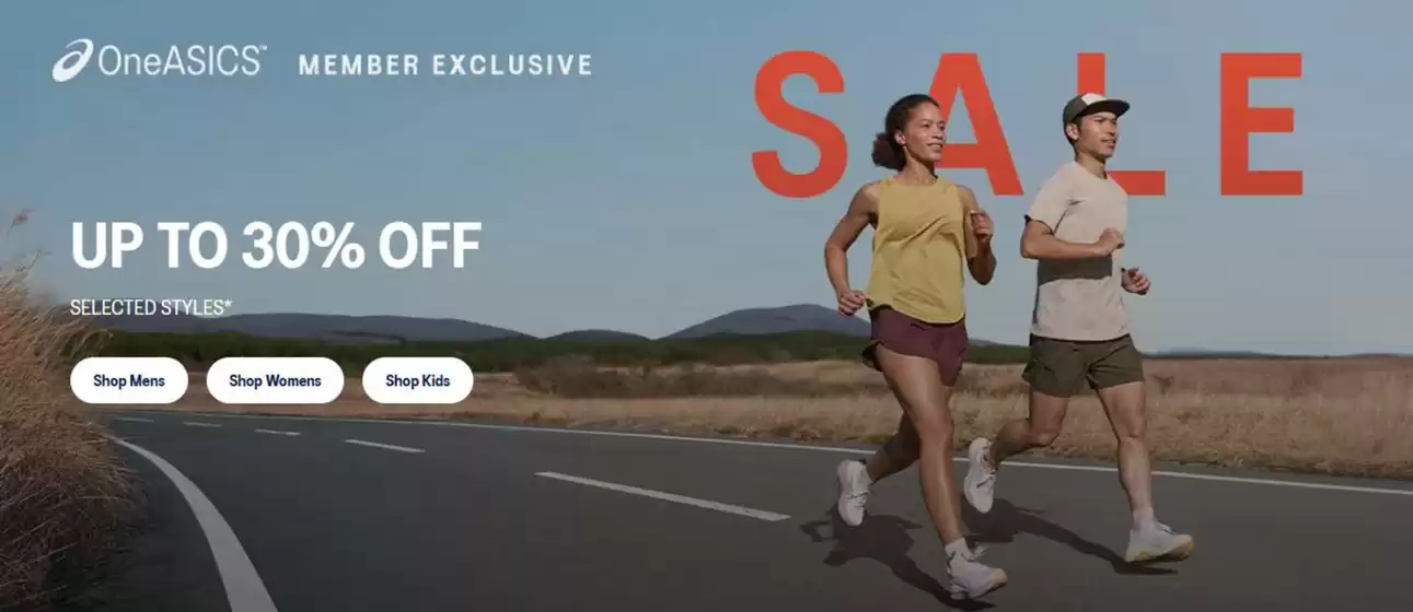 ASICS catalogue | Up To 30% Off | 2025-12-24T00:00:00.000Z - 2026-01-07T00:00:00.000Z