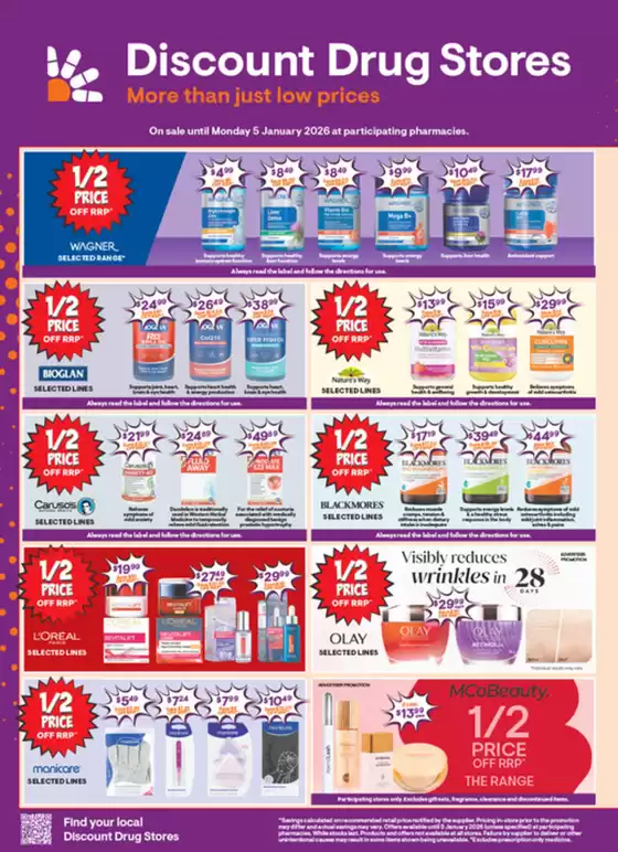 Discount Drug Stores catalogue | Boxing Day Sale | 2025-12-25T00:00:00.000Z - 2026-01-05T00:00:00.000Z