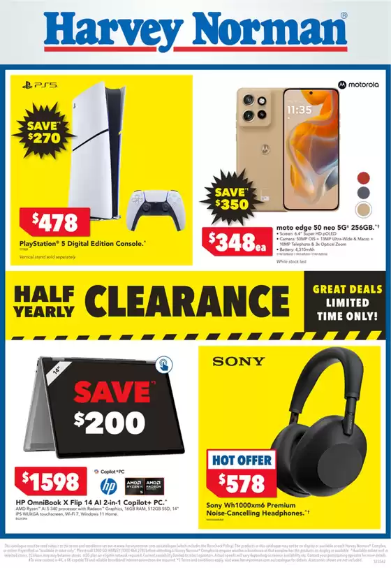 Harvey Norman catalogue | Computer & Tech Clearance | 2025-12-24T00:00:00.000Z - 2026-01-01T00:00:00.000Z