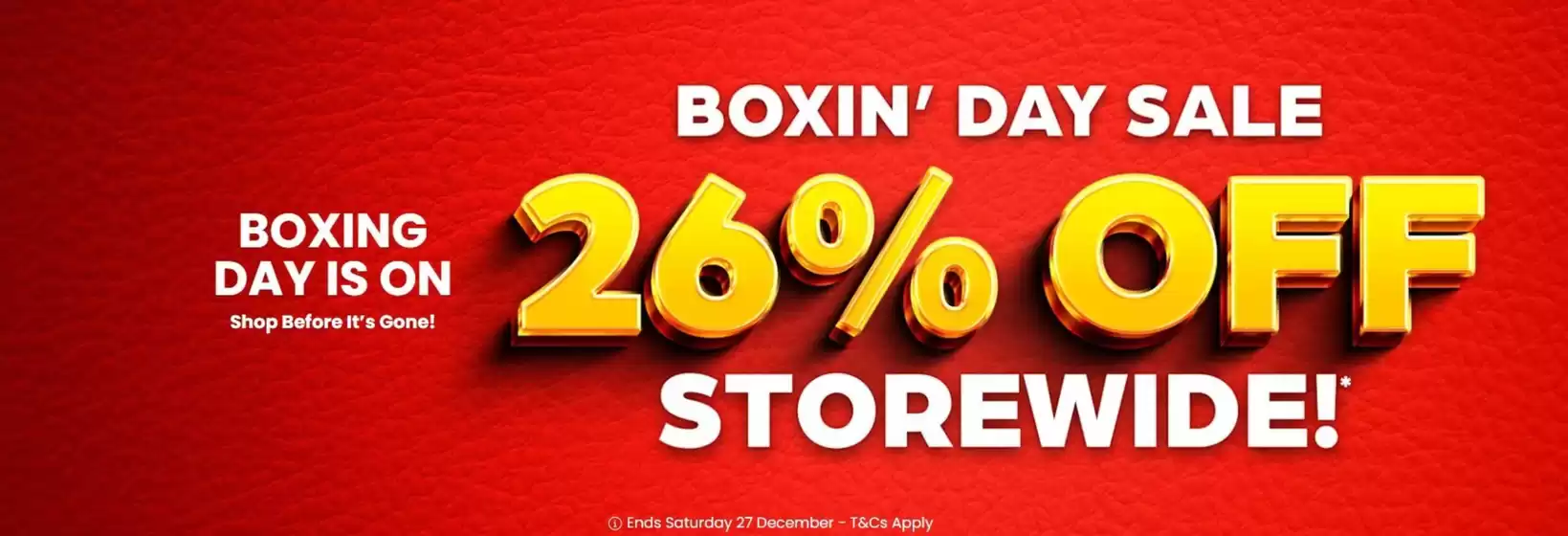 Autopro catalogue | Boxing Day Sale | 2025-12-26T00:00:00.000Z - 2025-12-27T00:00:00.000Z