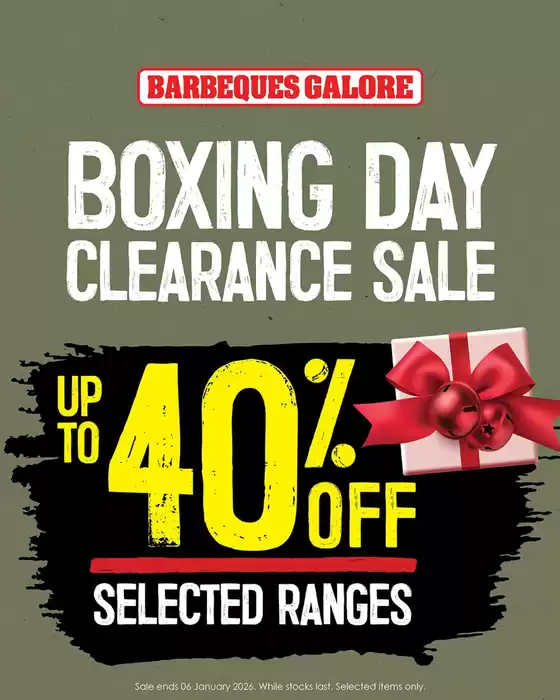 Barbeques Galore catalogue in Adelaide SA | Boxing Day Sale | 2025-12-26T00:00:00.000Z - 2025-12-31T00:00:00.000Z
