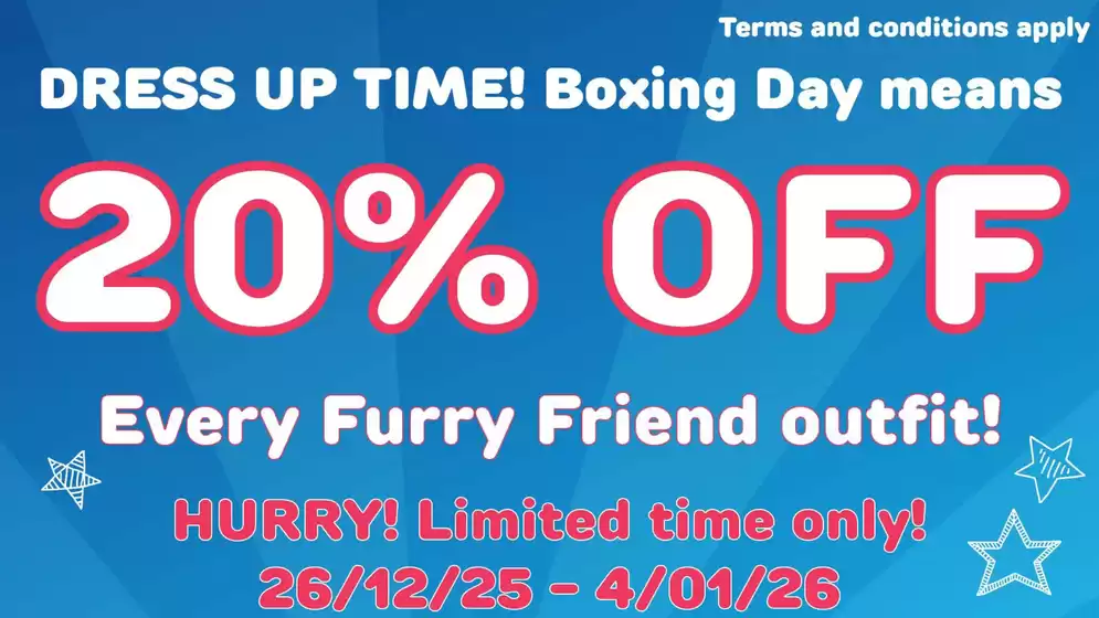 Build-A-Bear catalogue | 20% Off | 2025-12-29T00:00:00.000Z - 2026-01-12T00:00:00.000Z