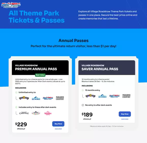 Wet N Wild catalogue | Tickets And Passes | 2025-12-29T00:00:00.000Z - 2026-03-31T00:00:00.000Z