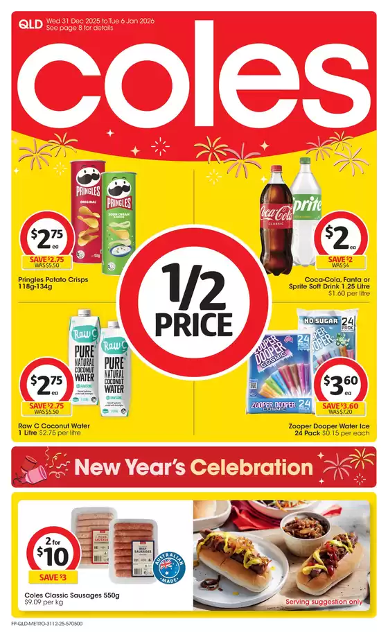 Coles catalogue in Morayfield QLD | Coles Catalogue - 31st December | 2025-12-31T00:00:00.000Z - 2026-01-06T00:00:00.000Z