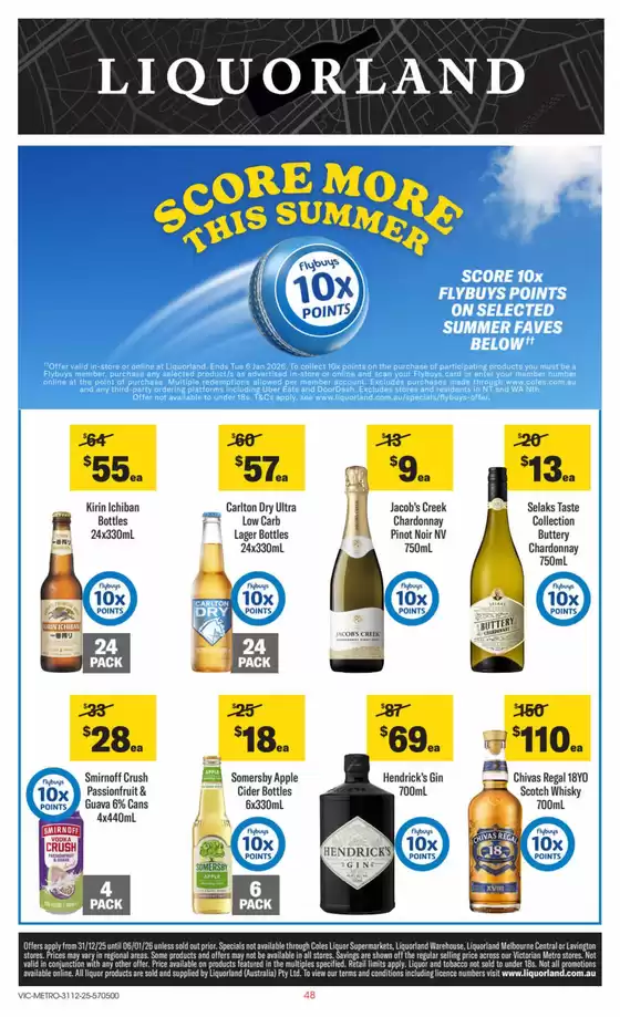 Liquorland catalogue in Adelaide SA | weekly Liquorland catalogue | 2025-12-31T00:00:00.000Z - 2026-01-06T00:00:00.000Z