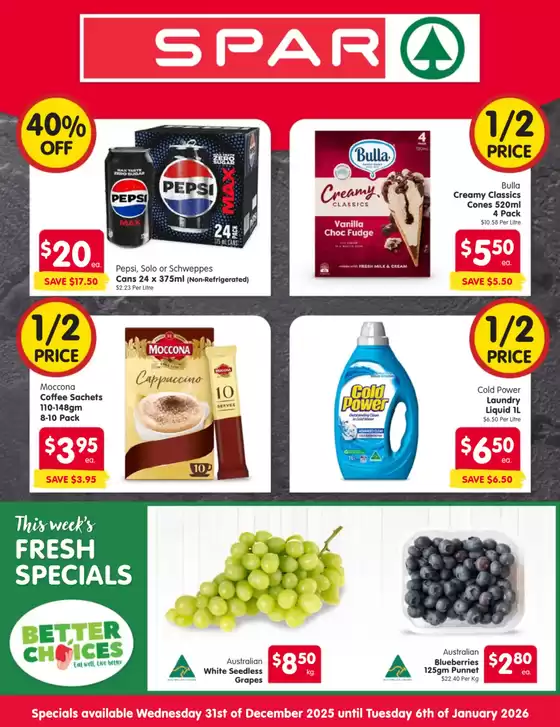 SPAR catalogue | New offers to discover | 2025-12-31T00:00:00.000Z - 2026-01-06T00:00:00.000Z
