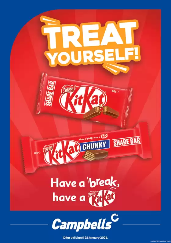 C-Store Distribution catalogue in Moree NSW | KitKat Flyer | 2025-12-31T00:00:00.000Z - 2026-01-25T00:00:00.000Z