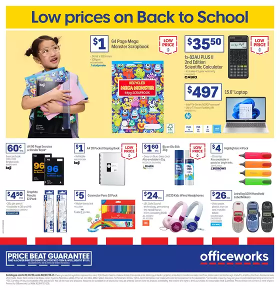 Officeworks catalogue in Mount Barker SA | Back to School | 2026-01-01T00:00:00.000Z - 2026-02-02T00:00:00.000Z