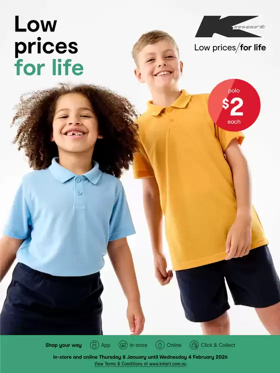 Kmart catalogue | Back to School | 2026-01-08T00:00:00.000Z - 2026-02-04T00:00:00.000Z