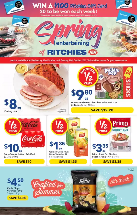 Ritchies catalogue | Sneak Peek - Ritchies Specials | 2025-10-20T00:00:00.000Z - 2025-11-03T00:00:00.000Z