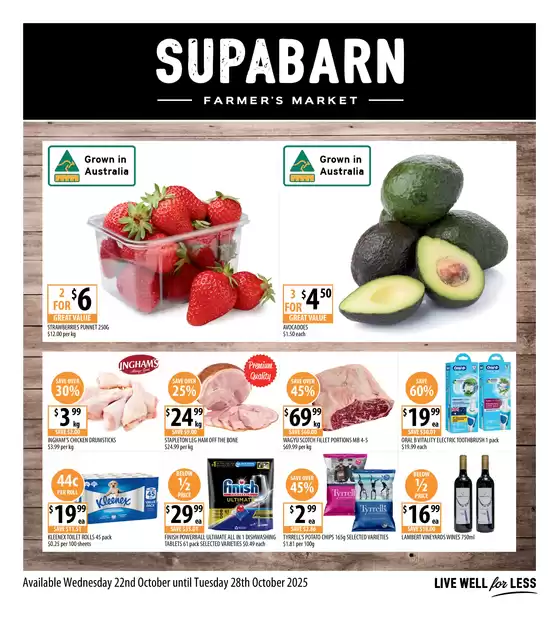 Supabarn catalogue in Melbourne VIC | Weekly Specials 22/10 | 2025-10-22T00:00:00.000Z - 2025-10-28T00:00:00.000Z