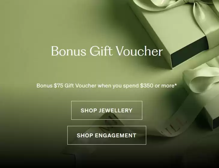 Michael Hill catalogue | Bonus Gift Voucher | 2025-10-20T00:00:00.000Z - 2025-11-03T00:00:00.000Z